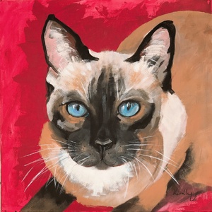 Ludmilla - akrilfestmény - Meska.hu