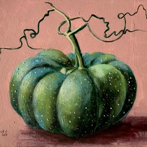 Zöld tök - akrilfestmény, Művészet, Festmény, Akril, Festészet, Meska