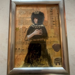 Andante - keretezett kép (mix média) - művészet - festmény - festmény vegyes technika - Meska.hu