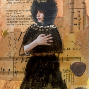 Andante - keretezett kép (mix média) - Meska.hu