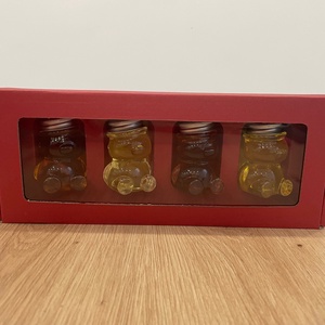 Termelői méz díszdobozban 4x50gr - élelmiszer - gasztro ajándékcsomag - Meska.hu