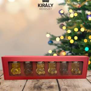 Termelői méz díszdobozban 6x50gr - Meska.hu
