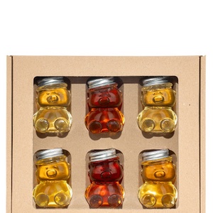 Termelői méz díszdoboz 6x50gr - élelmiszer - gourmet ajándékcsomag - Meska.hu