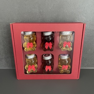 Mézes ajándékcsomag macis 6x50gr - élelmiszer - gourmet ajándékcsomag - Meska.hu