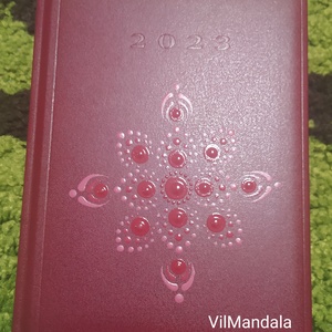Határidőnapló 2023 - otthon & életmód - dekoráció - spiritualitás - mandala - Meska.hu