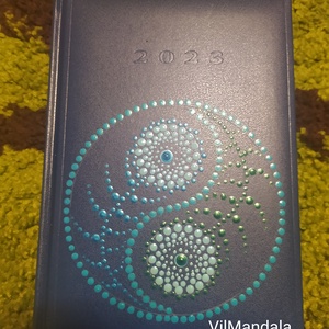 Határidőnapló 2023 - otthon & életmód - dekoráció - spiritualitás - mandala - Meska.hu