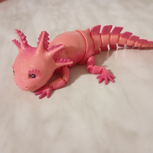 Mozgatható Axolotl figura - Meska.hu