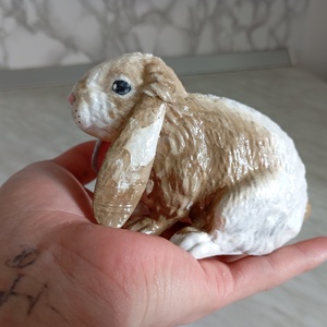 Cuki nyuszi dekor figura , Esküvő, Dekoráció, Asztaldísz, Festett tárgyak, Festészet, MESKA