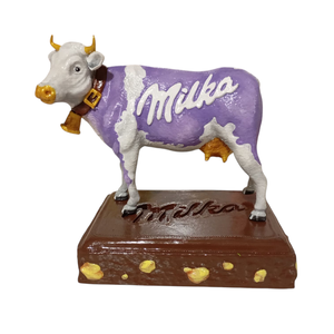 Milka boci asztaldísz  A csokoládévilág édes őrzője, Otthon & Életmód, Dekoráció, Asztal és polc dekoráció, Asztaldísz, Festészet, Festett tárgyak, MESKA