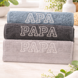 Hímzett, egyedi törölköző � szeretettel készítve - otthon & életmód - fürdőszoba - törölköző - Meska.hu