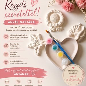 Anyák napi ajándék , Kellékek & szerszámok, Vegyes alapanyag, Gipsz, Gipszöntés, MESKA
