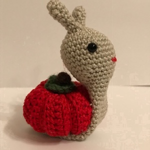 Csiga tökházzal, Otthon & Életmód, Dekoráció, Dísztárgy, Horgolás, MESKA