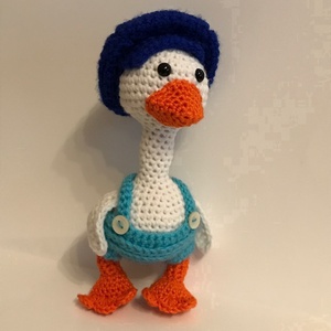 Kacsa nadrágban - játék & sport - plüssállat & játékfigura - más figura - Meska.hu