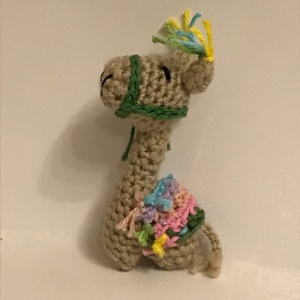 Mini láma - kulcstartó, táskadísz - táska & tok - kulcstartó & táskadísz - táskadísz - Meska.hu