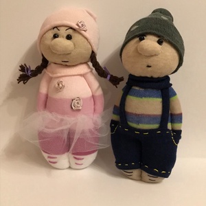 Barna hajú lány - játék & sport - baba & babaház - baba - Meska.hu