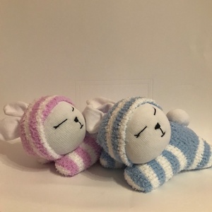 Alvó Nyuszi lány - játék & sport - plüssállat & játékfigura - nyuszi - Meska.hu