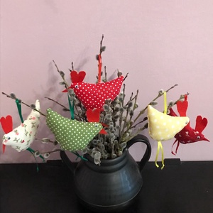 Kiscsibék tojásfára - otthon & életmód - dekoráció - fali és függő dekoráció - függődísz - Meska.hu