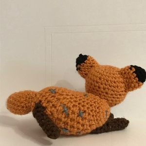 Mini állatok - Fekvő róka - játék & sport - plüssállat & játékfigura - róka - Meska.hu