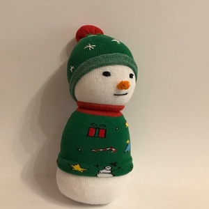 Nagy hóember - karácsony - mikulás - mikulás ajándékok - Meska.hu