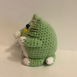 Kövér cica - játék & sport - plüssállat & játékfigura - cica - Meska.hu