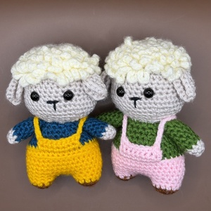  Húsvéti Kisbárány nadrágban, Játék & Sport, Plüssállat & Játékfigura, Más figura, Horgolás, MESKA