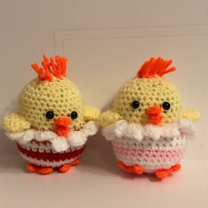 Húsvéti csibe lány, Játék & Sport, Plüssállat & Játékfigura, Más figura, Horgolás, MESKA