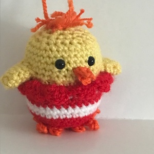 Húsvéti csibe lány - játék & sport - plüssállat & játékfigura - más figura - Meska.hu