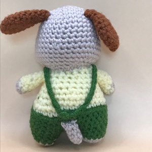  Kiskutya nadrágban  - játék & sport - plüssállat & játékfigura - kutya - Meska.hu