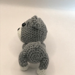 Nyújtózó kutyus - szürke - játék & sport - plüssállat & játékfigura - kutya - Meska.hu