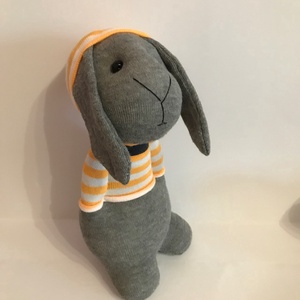 Csíkos inges vagány nyuszi - játék & sport - plüssállat & játékfigura - nyuszi - Meska.hu