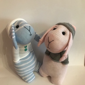 Csíkos nyuszi, Játék & Sport, Plüssállat & Játékfigura, Nyuszi, Varrás, MESKA