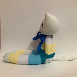 Hosszúlábú  cica - játék & sport - plüssállat & játékfigura - cica - Meska.hu