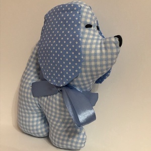 Pöttyös fülű  kockás kutya, Játék & Sport, Plüssállat & Játékfigura, Kutya, Varrás, MESKA