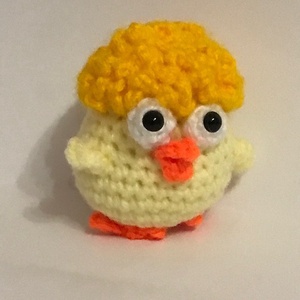 Mini állatok -  kis csirke, Játék & Sport, Plüssállat & Játékfigura, Más figura, Horgolás, MESKA