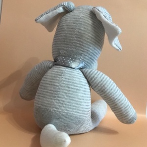 Csíkos kutyus - játék & sport - plüssállat & játékfigura - kutya - Meska.hu