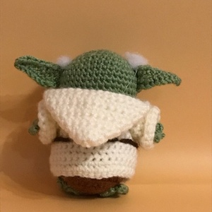 Yoda - ahogy én készítem - játék & sport - plüssállat & játékfigura - plüss mesefigurák - Meska.hu