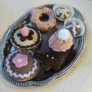 Sütemények filcből - Meska.hu