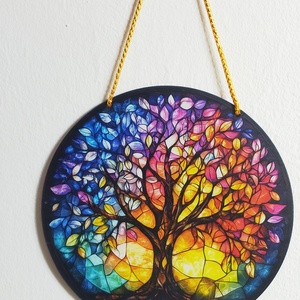 Életfa színes napfogó , Kellékek & szerszámok, Ékszerkellék, Akril lencse, , MESKA