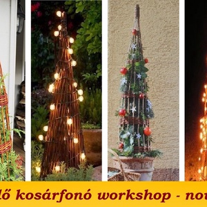 nov. 29. Budapest - ADVENTI HANGOLÓ - kosárfonó workshop , DIY (Csináld magad), Workshop & Tanfolyam, Fonás (csuhé, gyékény, stb.), MESKA