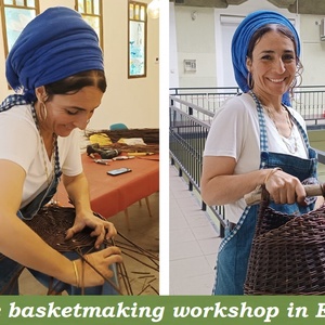 PRIVATE BASKETMAKING WORKSHOP in your home - kosárfonó workshop angolul, DIY (Csináld magad), Workshop & Tanfolyam, Fonás (csuhé, gyékény, stb.), MESKA