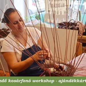 AJÁNDÉKKÁRTYA egy tetszőleges kezdő workshopra - kosárfonó workshop, DIY (Csináld magad), Workshop & Tanfolyam, Fonás (csuhé, gyékény, stb.), MESKA