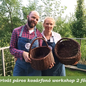 PRIVÁT PÁROS KOSÁRFONÓ WORKSHOP az otthonodban - kosárfonó workshop - Meska.hu
