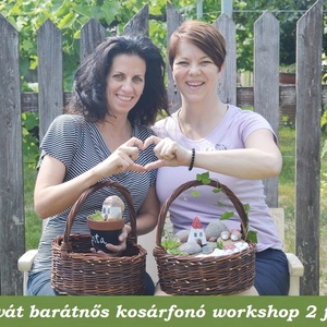 PRIVÁT PÁROS KOSÁRFONÓ WORKSHOP az otthonodban - kosárfonó workshop - diy (csináld magad) - workshop & tanfolyam - Meska.hu