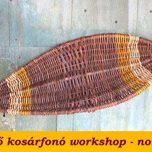 nov. 19.  Budapest - LEVÉLTÁLCA fonás - kosárfonó workshop - Meska.hu