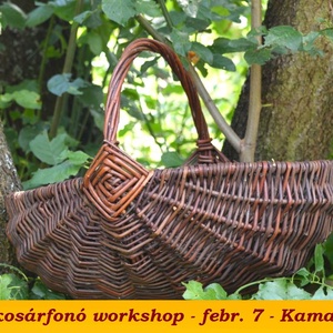 kosárfonó workshop - KÁVÁS KOSÁR fonása - febr. 7. Kamaraerdő - Meska.hu