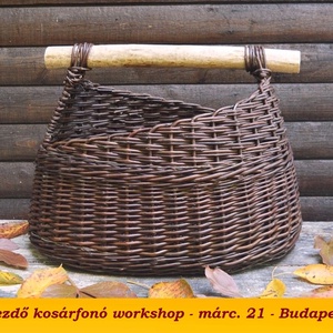 márc. 21.  Budapest - OVÁLIS SKANDINÁV KOSÁR - kosárfonó workshop - Meska.hu