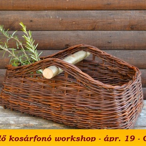 ápr. 19 Göd  - SZÖGLETES SZERSZÁMOS KOSÁR - kosárfonó workshop, DIY (Csináld magad), Workshop & Tanfolyam, Fonás (csuhé, gyékény, stb.), MESKA