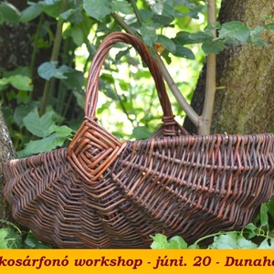 júni. 20. Dunaharaszti - KÁVÁS KOSÁR fonása - kosárfonó workshop - Meska.hu