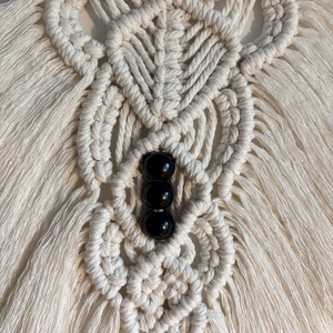 Makramé falidísz - otthon & életmód - lakástextil - falvédő - Meska.hu