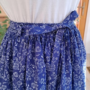 Kék tulipán női szoknya - Meska.hu